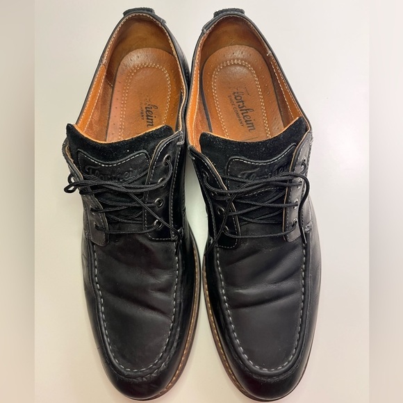Florsheim Lodge Moc Toe Oxford Dress Shoe - Black Leather Men\'s 11M main image 7